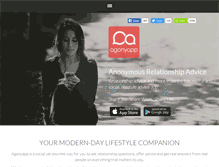 Tablet Screenshot of agonyapp.com